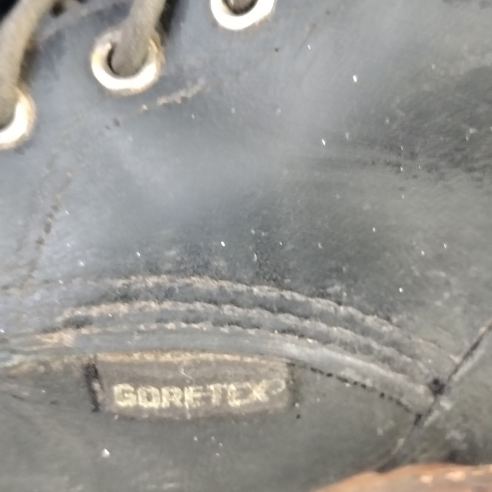 Red Wing Mens Logger Boots 9.5 EE Black Leather Gore-Tex Steel Toe Work 4420 - Picture 8 of 14